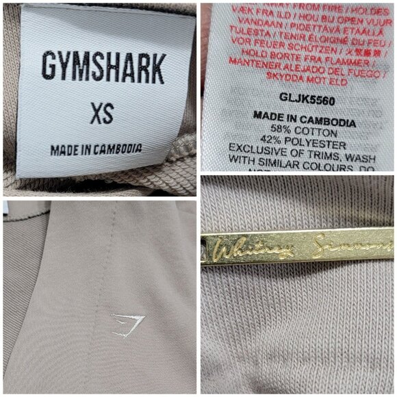 Gymshark Womens‎ Gray Oversized Cardigan Robe Open Front Long Sleeve Size XS - Picture 4 of 11